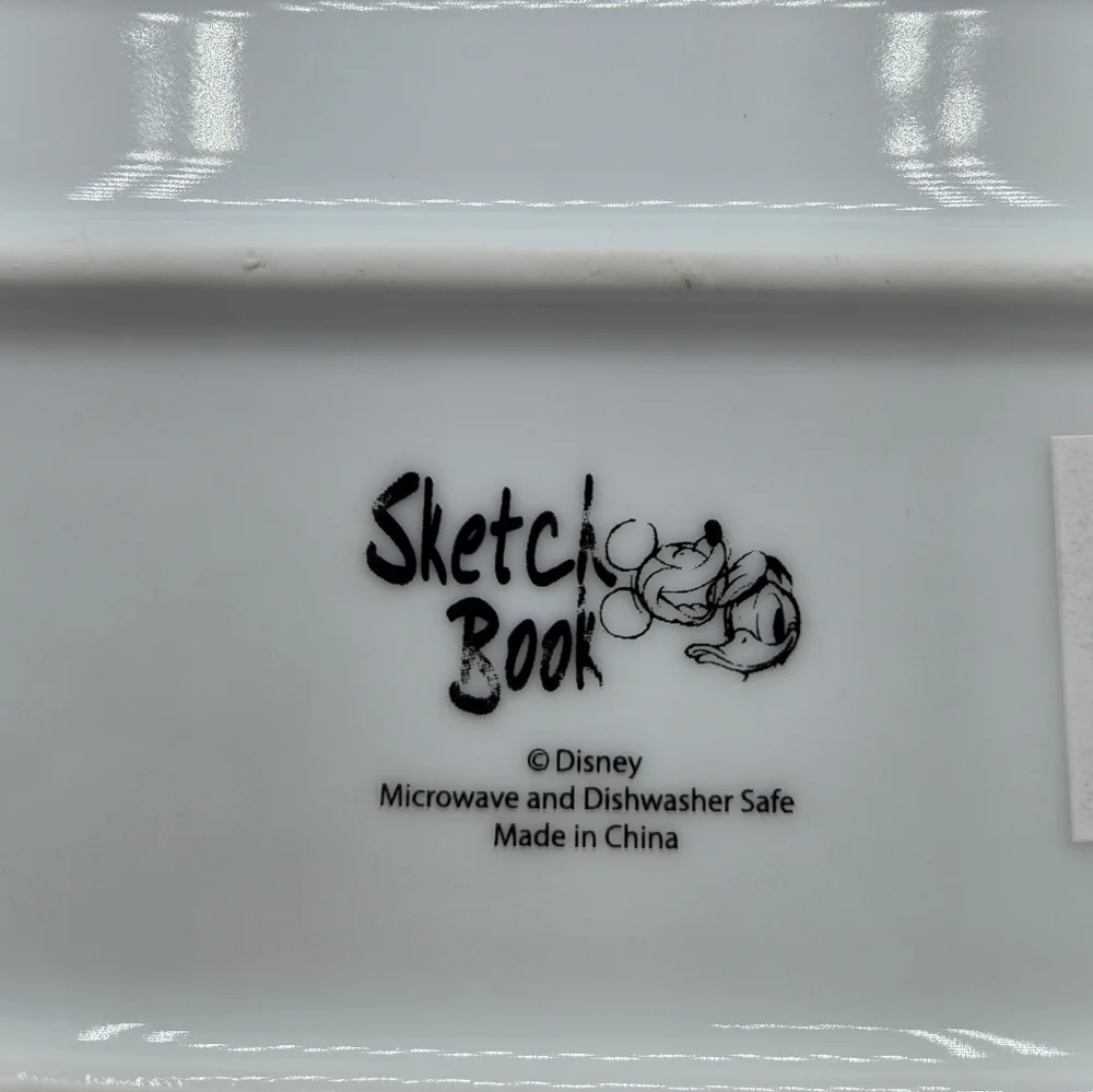 Disney Sketchbook Mickey Mouse & Friends Rectangular Plate Platter